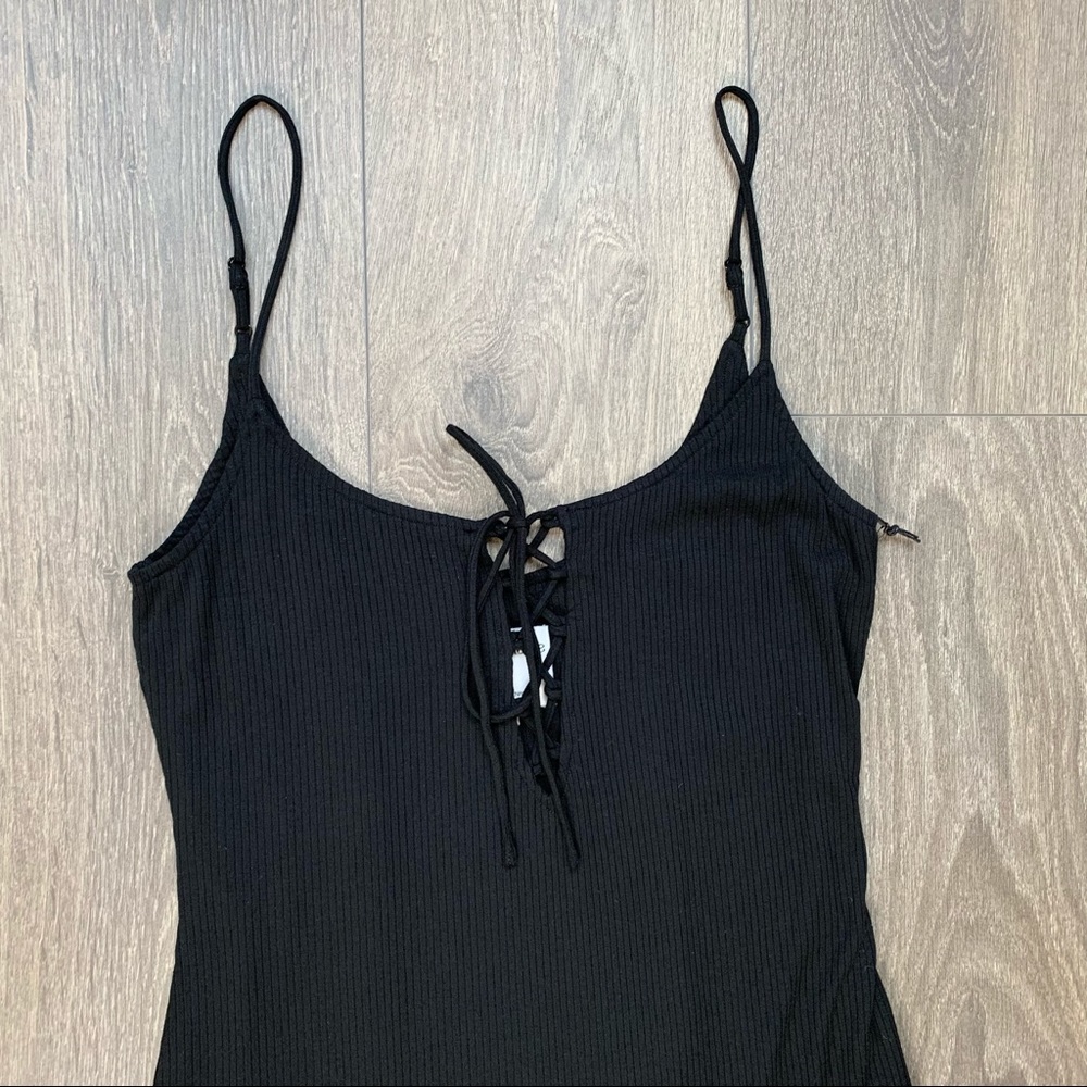 Revolve Privacy Please Terry Mini Dress Black Size Small - Picture 4 of 16